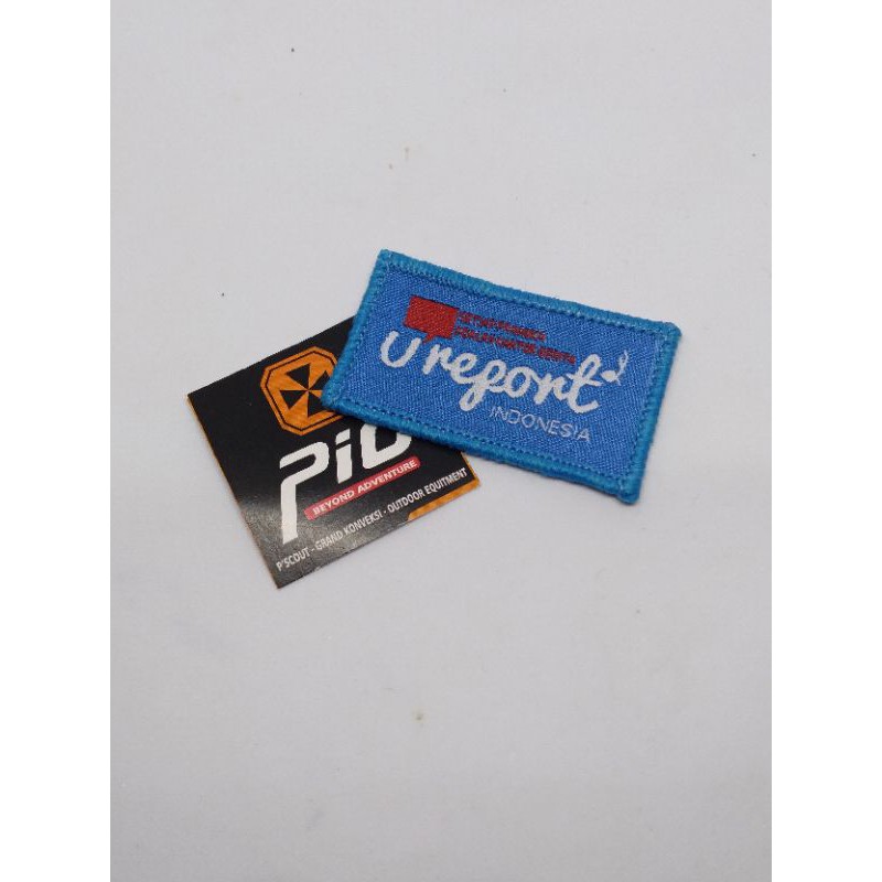 Woven / Patch / Badge Pramuka ureport / u report (baca deskripsi)