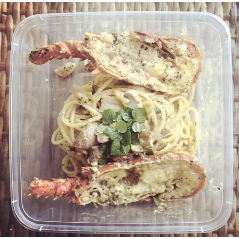 

iLovbster Pasta Lobster Carbonara linguini