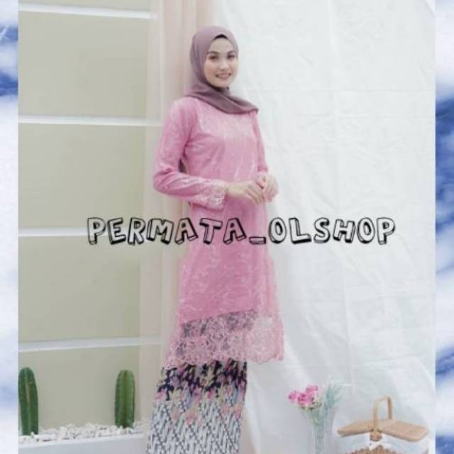 KEBAYA TUNIK TULLE SAHILA - KEBAYA WISUDA - KEBAYA PESTA