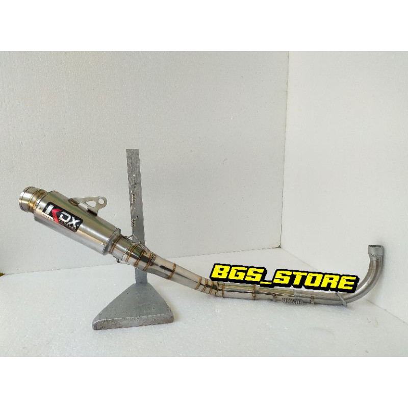 Knalpot KDX kolong buat Supra X 125 . Supra fit . Blade . Revo dll