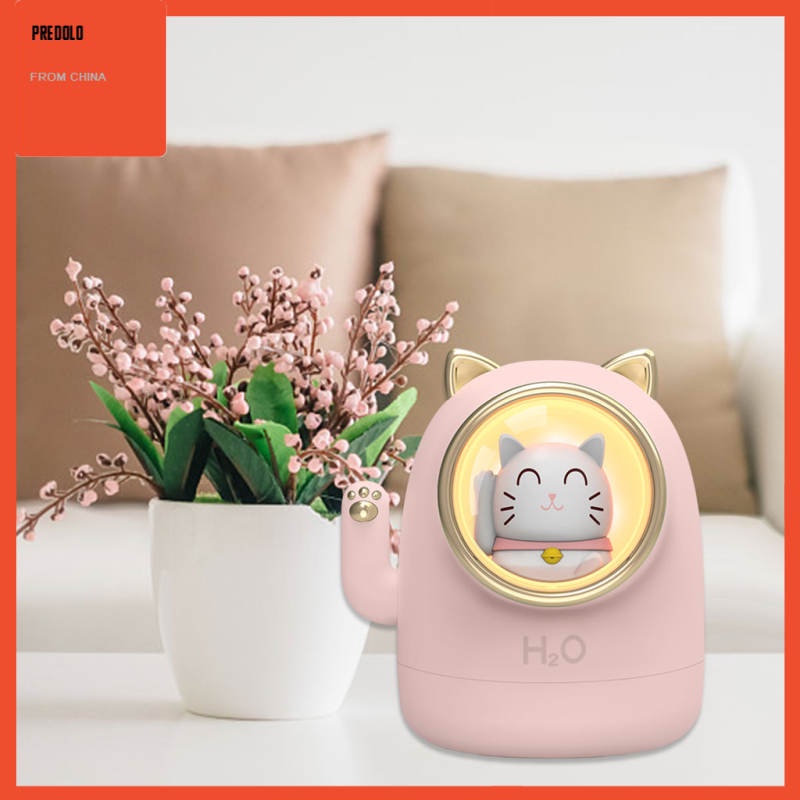 Air Humidifier Aroma Kapasitas Besar Desain Lucky Cat Untuk Travel