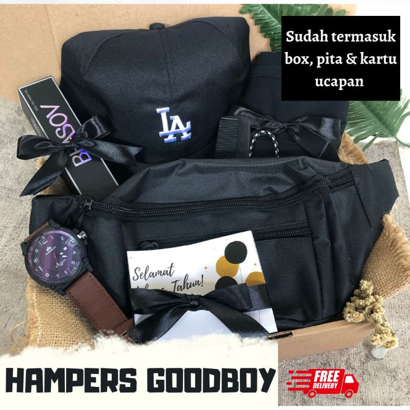 

HAMPERS COWOK GOODBOY LEBARAN RAMADHAN JALAN TARAWIH JUMATAN GOODBOY COWOK HADIAH GIFT ULTAH WEDING GRADUATION