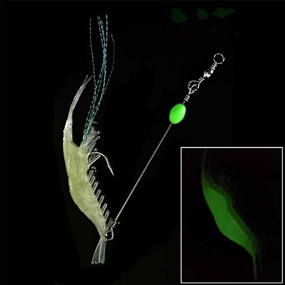 Solighter Umpan Pancing Soft Bait Bentuk Udang Bahan Silikon