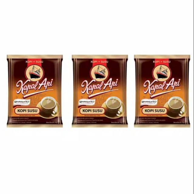 

Kapal api kopi susu (31g x 10sachet)