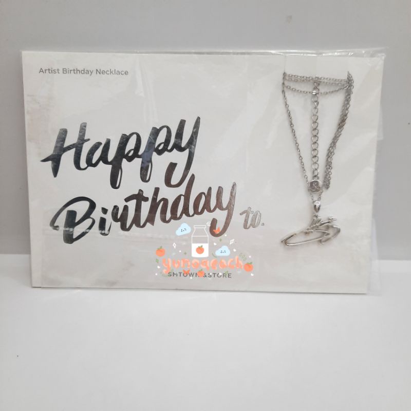 offcial nct jaehyun birthday necklace