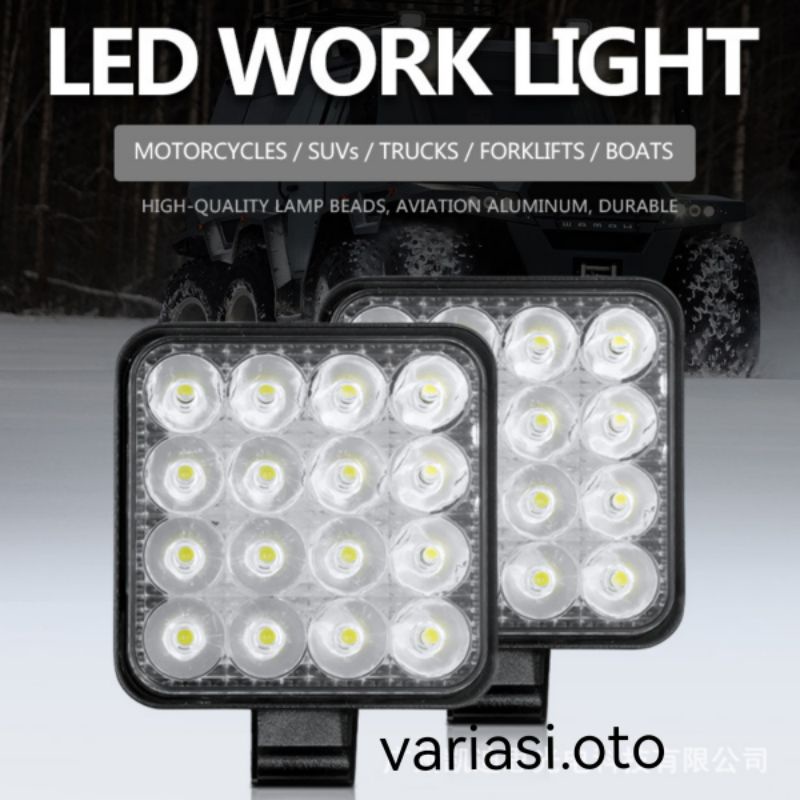 LAMPU TEMBAK SOROT LED BAR  CREE CWL WORKLIGHT 27W 16 MATA 12V -24 VOLT LAMPU LED MOBIL