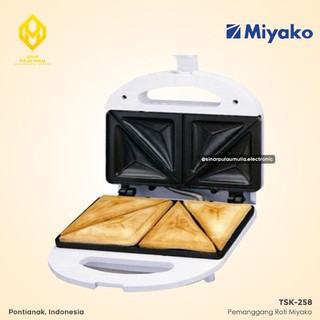 Miyako Pemanggang Roti Sandwich Toaster - TSK-258 / TSK 258 / TSK258