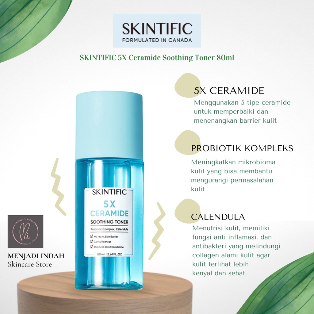 Jual Skintific 5x Ceramide Soothing Toner 80ml Shopee Indonesia