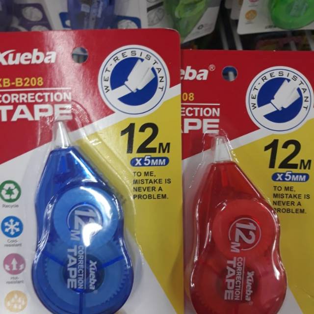 

Correction Tape XB B208 12M Pita Koreksi