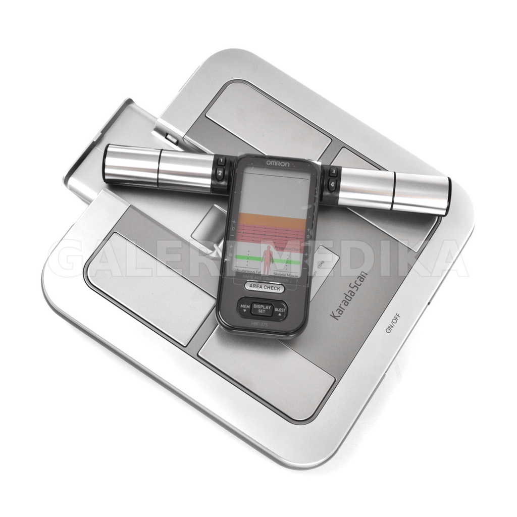 Timbangan Lemak Ukur Komposisi Tubuh Omron Karada Scan HBF-375 / HBF375 / HBF 375 Body Fat Composition Monitor