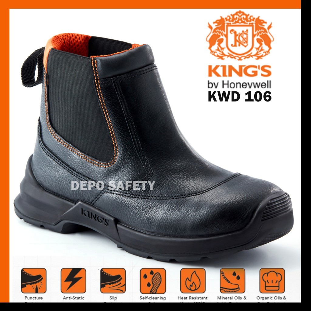 Sepatu Safety KING'S KWD 106X By Honeywell ORIGINAL - Safety Shoes Kings KWD 106X Berkualitas