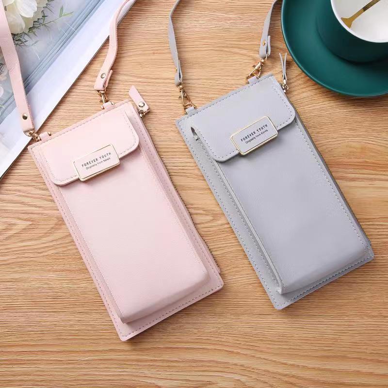 ( Fy ) Dompet Pocket Tempat Hp Wanita Tas Dompet Selempang Wanita Import Murah Real Pict