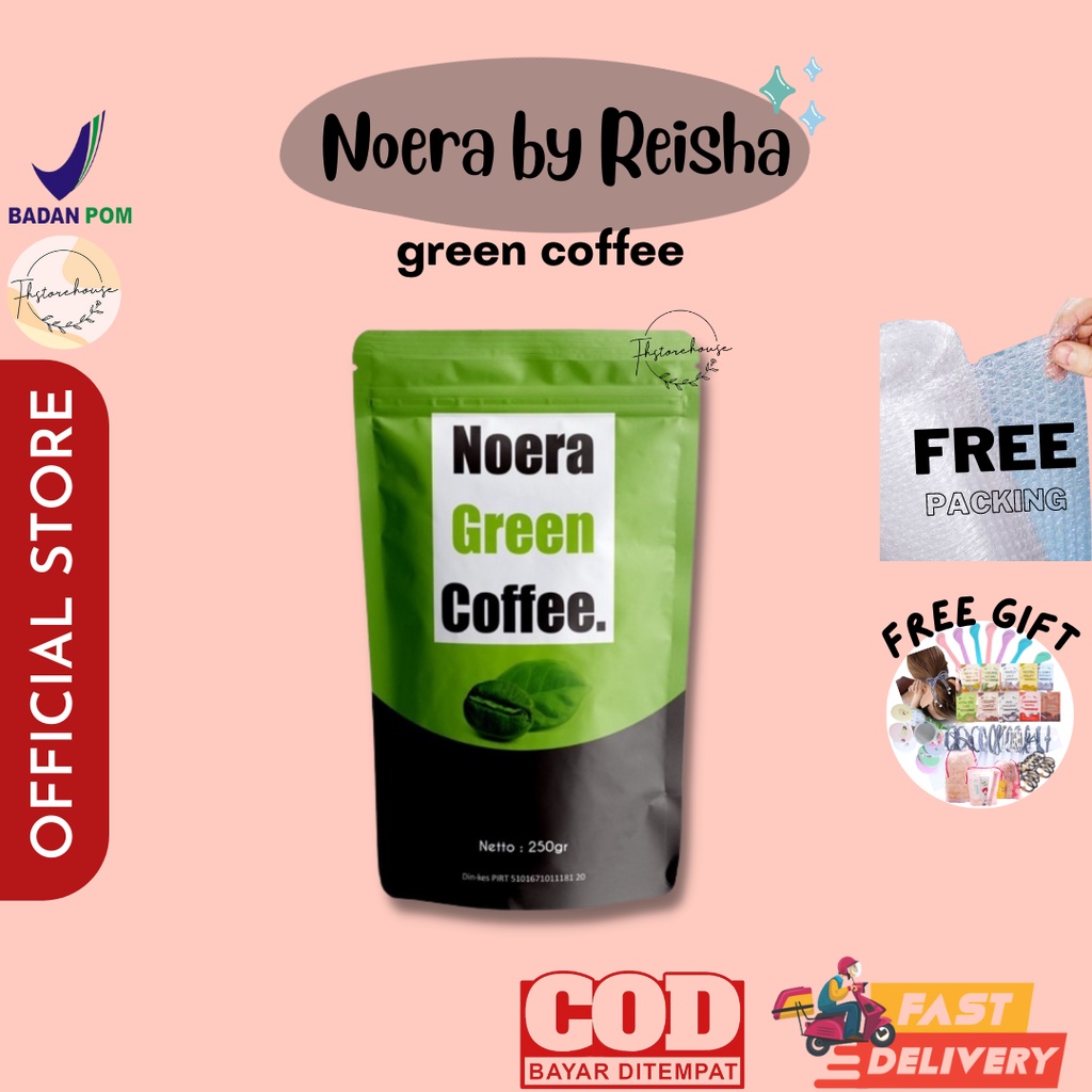 [BUY 1 GET 1 GIFT] Ready BPOM Noera Green Coffee | Kopi Hijau Pelangsing