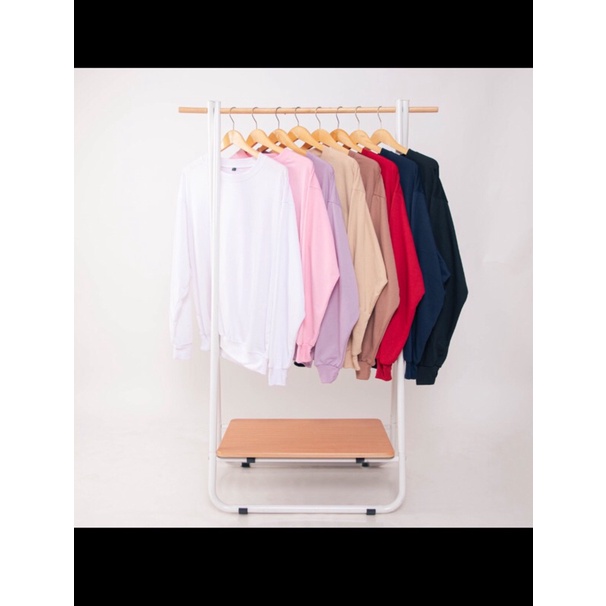 LUNA BASIC SWEATER POLOS CREWNECK SWEATER- SWEATER OBLONG PRIA WANITA TERMURAH