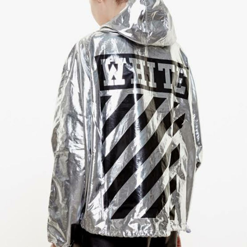 Off-White Silver Jacket //Second Branded