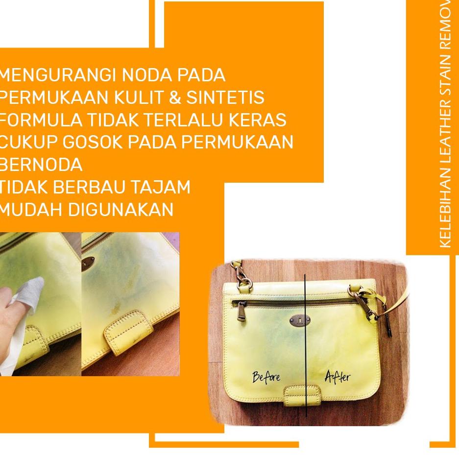 

HOT Leather Stain REMOVER (penghapus noda kulit) Untuk Perawatan Sepatu dan Tas ♗ 876