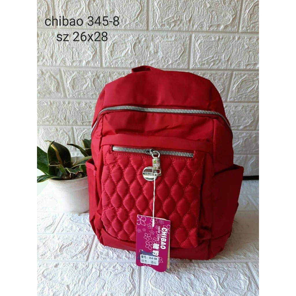 Tas Ransel Wanita Tas Ransel Chibao kode 354-8 size 34x26x16 cm MODEL RANSEL CHIBAO SPECIAL PRICE !!