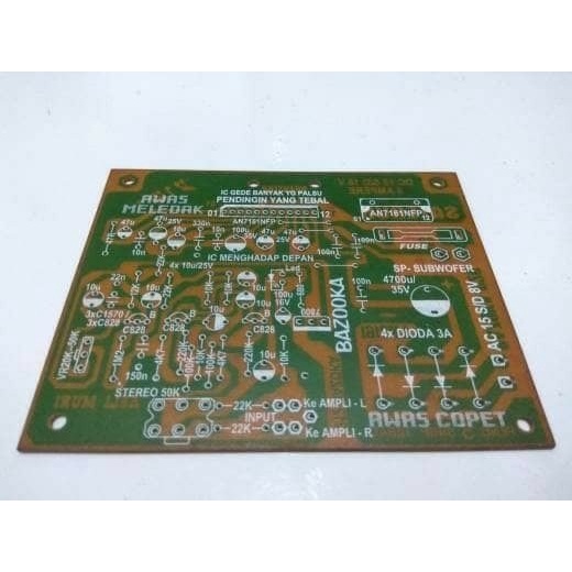 PCB Power Amplifier Subwoofer Home Theather AN7161