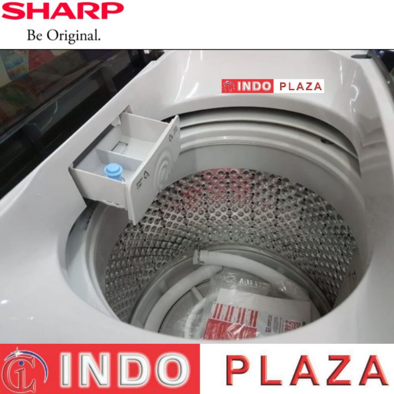 MESIN CUCI 1 TABUNG 7 KG / 7KG SHARP ES-G876P-GY QUICK WASH