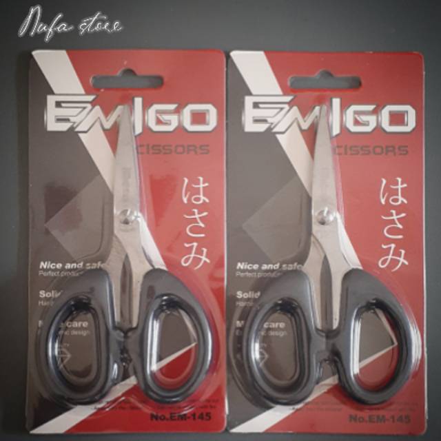 

Gunting emigo ukuran kecil 13cm / gunting emigo / gunting / kunting kertas