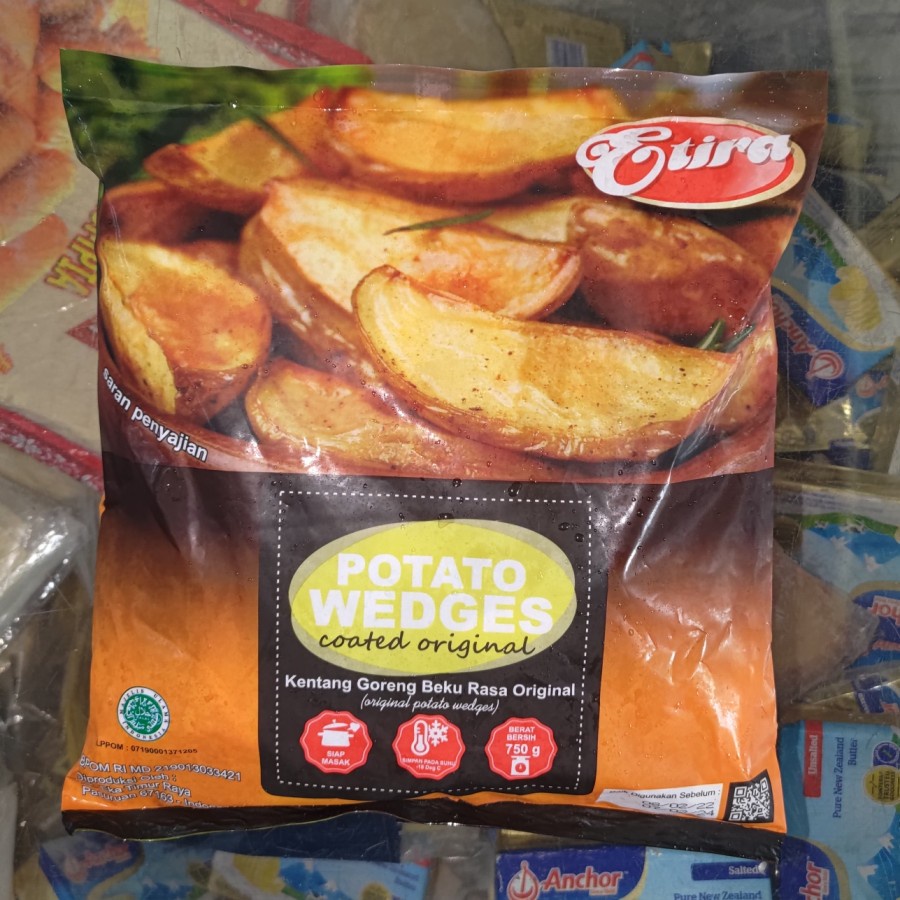 

Etira Potato Wedges kentang beku 750 gr