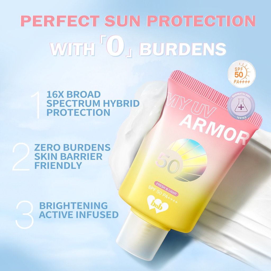 BPOM BNB barenbliss My UV Armor SPF 50 PA++++ - Face Sunscreen gel Moisturizer Sunblock Sunblok Wajah Muka