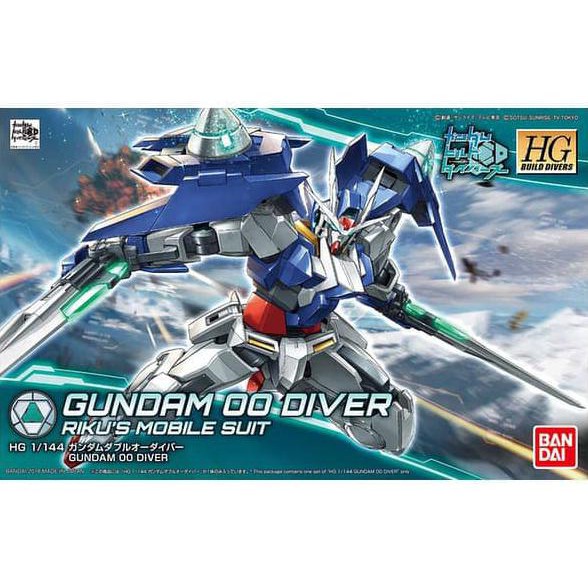 BARANG BERKUALITAS  HG 1/144 HGBD Gundam 00 OO Diver Riku's Mobile Suit