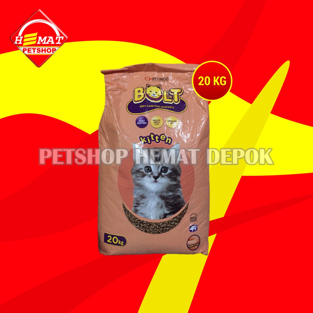 Bolt Kitten Makanan anak Kucing Kering Dry Cat Food 20 KG