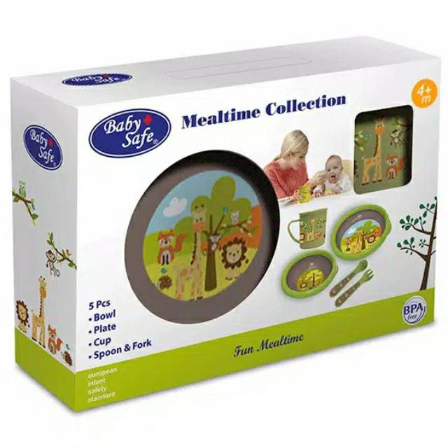 BabySafe Mealtime Collection / Baby Safe Tableware for Kids fs607, fs608 /Perlengkapan Makan