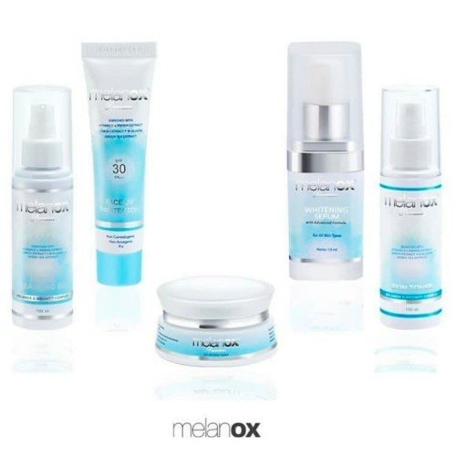 MELANOX PREMIUM FACE UV PROTECTOR | WHITENING SERUM | EYE SERUM CREAM | FACIAL CLEANSING GEL | WHITENING CREAM