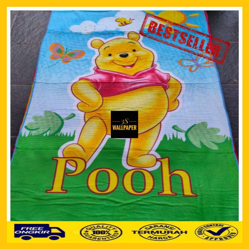 [COD] HANDUK KARAKTER GARDEN POOH /HANDUK BAYI/HANDUK DEWASA/HANDUK MANDI