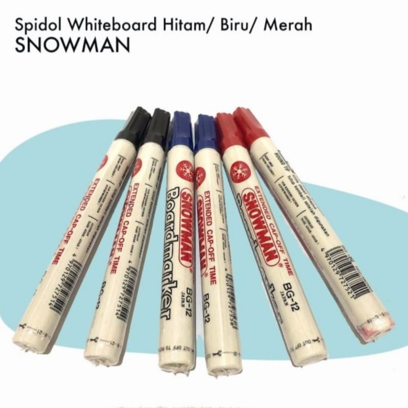 [per PCS] Spidol SNOWMAN BG-12 whiteboard