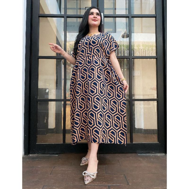 BAJU DRESS CIBY TERVIRAL TERBARU KEKINIAN SEKDRESS CIBI MOTIF CIKI TERLARIS BISA UNTUK BUSUI BAHAN RAYON HALUS ADEM  TIDAK NERWANG