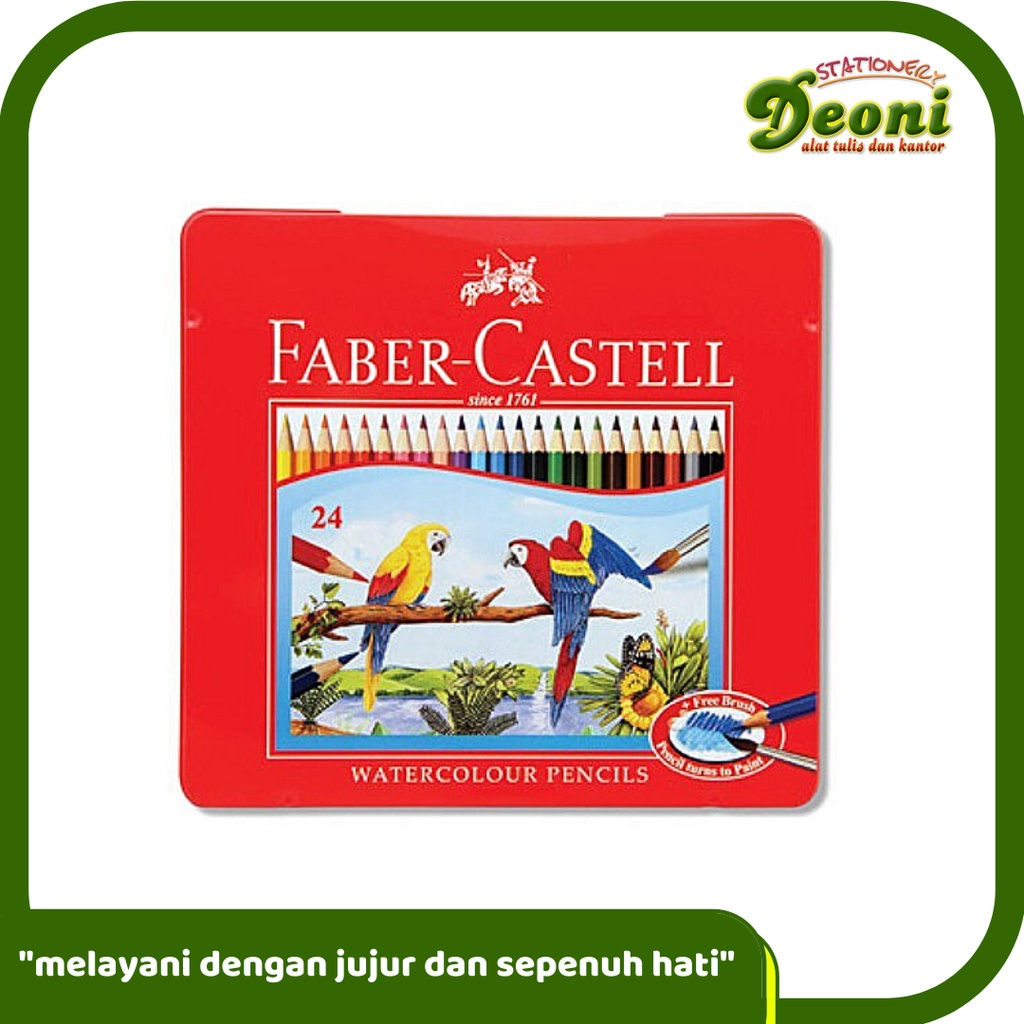 

Faber - Castell Watercolour pencils 24 L tin case