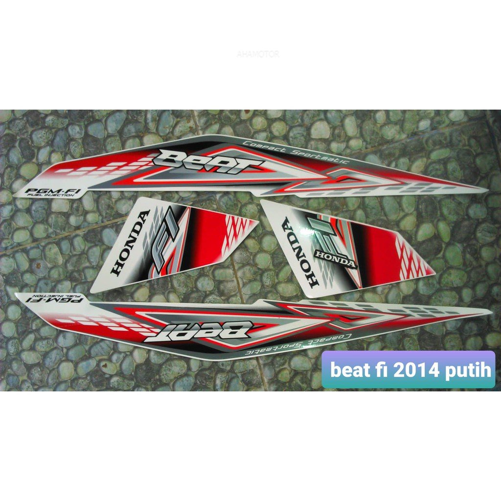 STRIPING STIKER MOTOR BEAT FI 2014