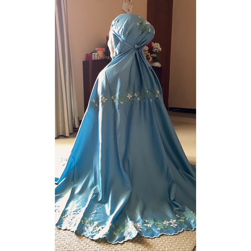 mukena satin bordir murah