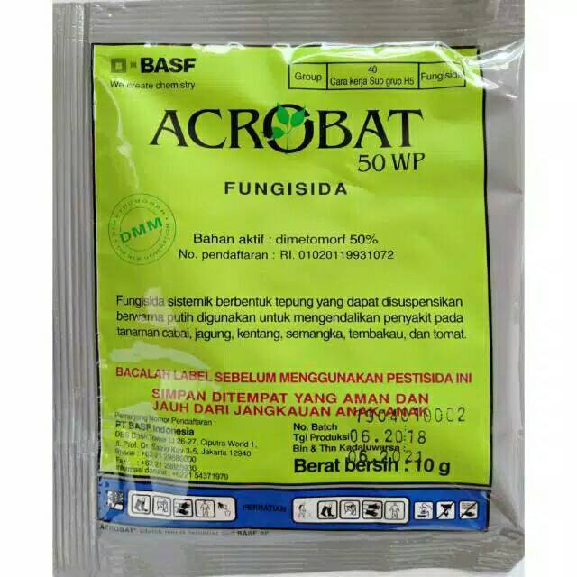 Fungisida acrobat 50 wp