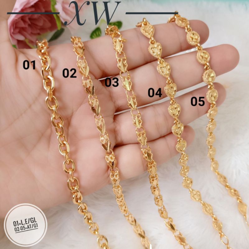 Gelang Tangan xuping Jurai  warna Emas G08064