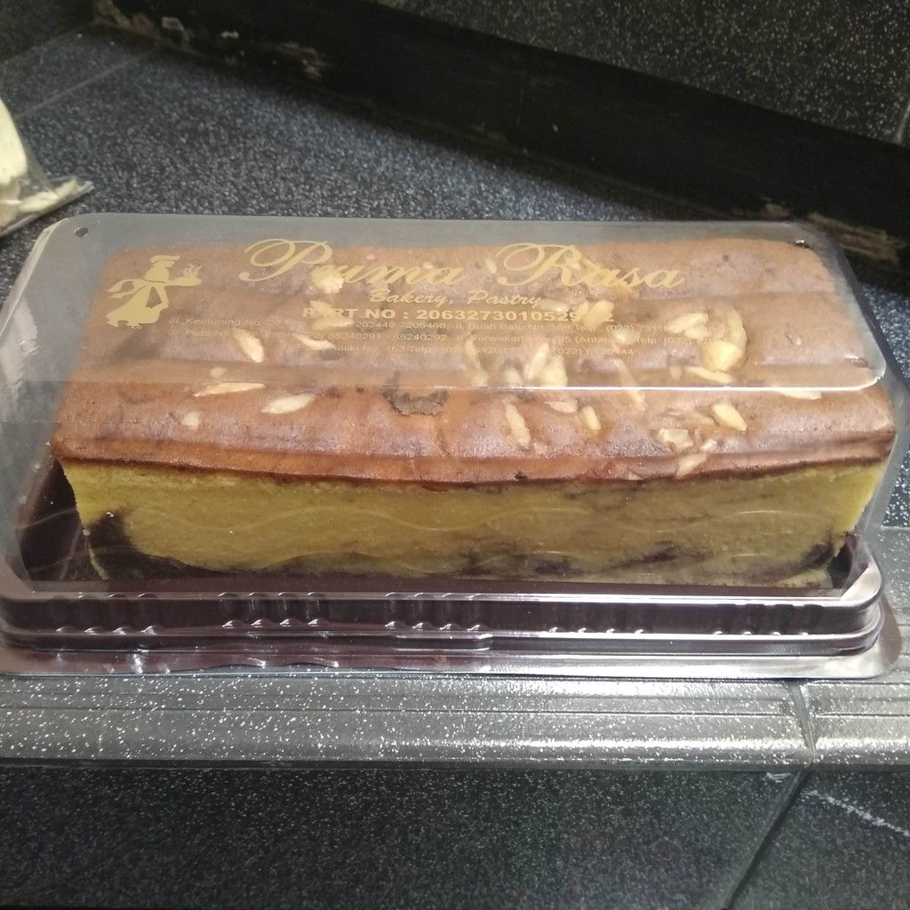 CAKE BOLU MARMER PANJANG KOTAK PRIMA RASA BANDUNG BEST SELLER JAJANAN ENAK MURAH SALE PROMO KULINER