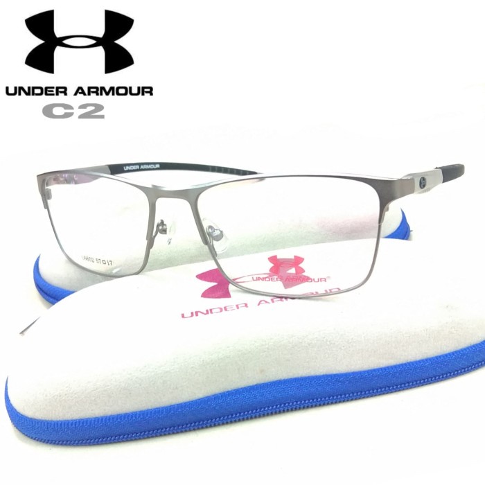 Kacamata Minus Pria - Frame Kacamata Minus Pria Titanium U6602-C2 Size Lebar