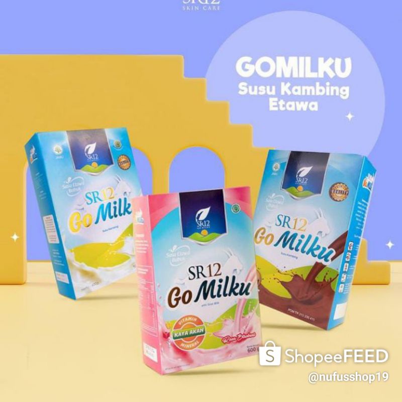 

GoMilku stroberi, coklat, dan original