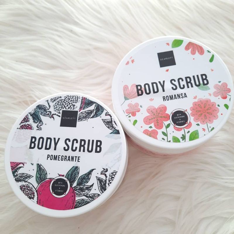 (ORI) SCARLETT WHITENING BODY SCRUB