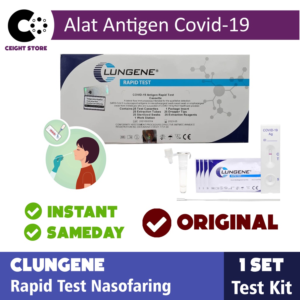 Clungene Biru Rapid Test Antigen Covid 19