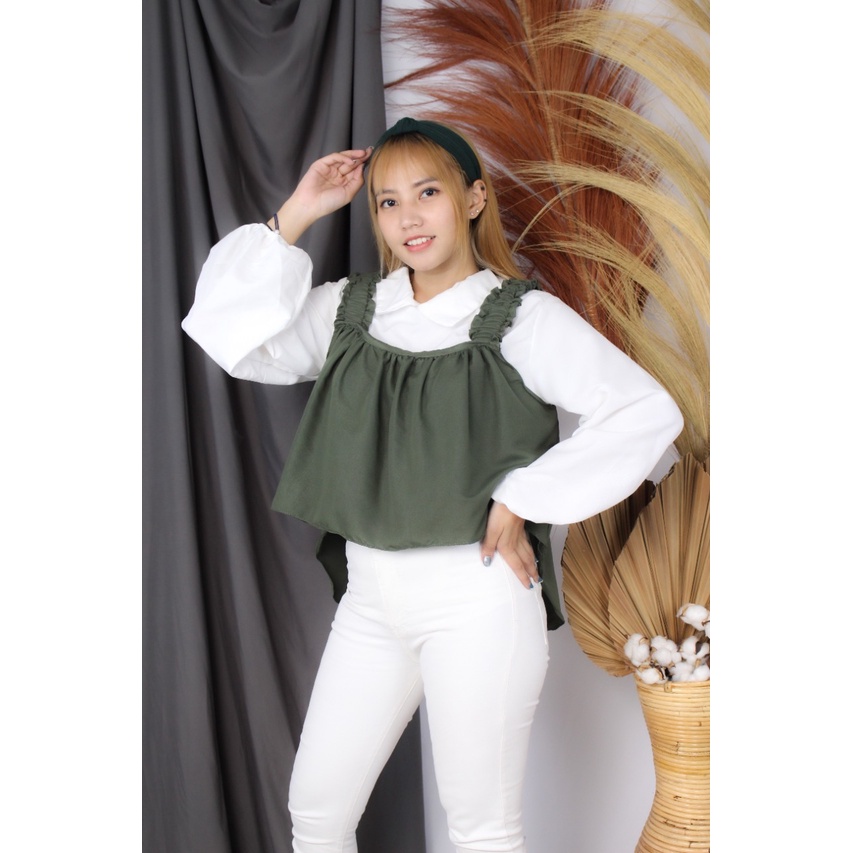 RX Fashion - Tanktop Layer / Tanktop Sesil Gingham // Tanktop Wanita -BN-ARMY