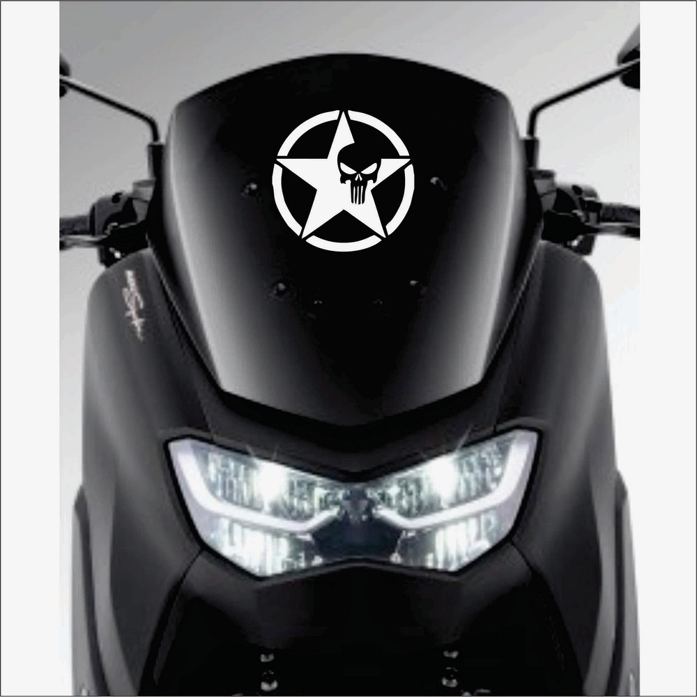 CUTTING STIKER MOTOR NMAX STIKER CUTTING NMAX STIKER LOGO PUNISHER