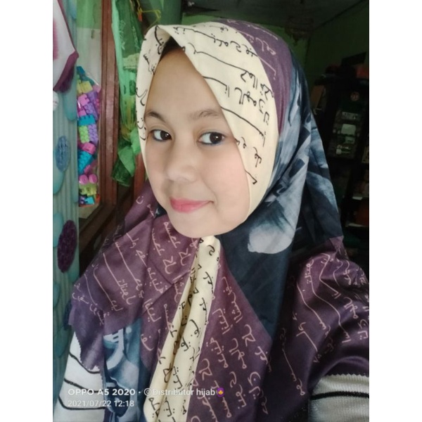 HIJAB MOTIF KORAN ARAB/ HIJAB KORAN TERLARIS