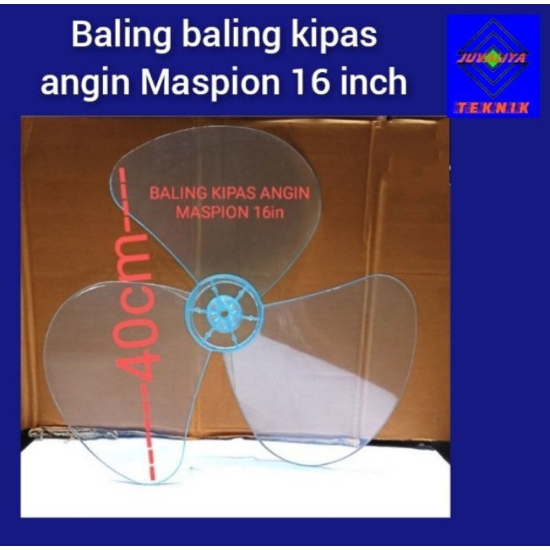 Baling baling kipas angin Maspion 16 inch