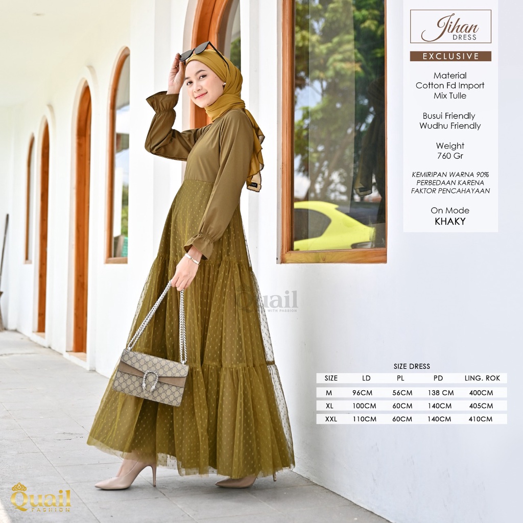 JIHAN DRESS Gamis by Quail