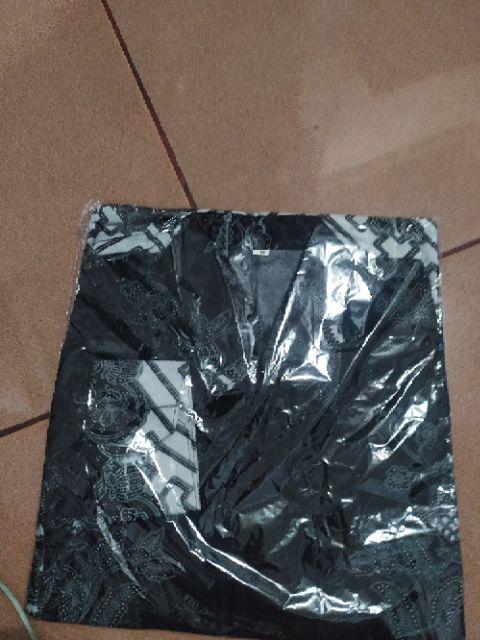 Bswart Hrb026 Kenongo Hem Pendek Padi Pekalongan M L Xl Batik Pria Murah Modern