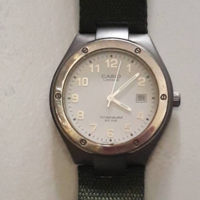 Jam Tangan Pria Original Casio Lineage Titanium